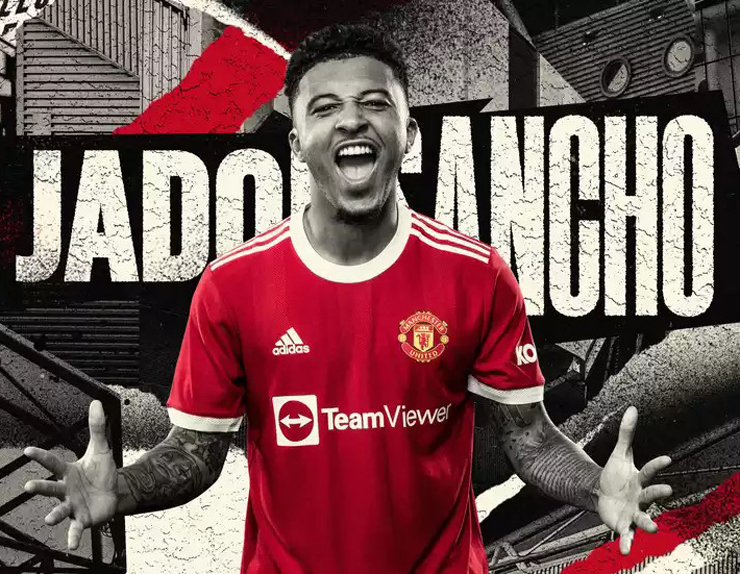 United complete the transfer of Sancho
